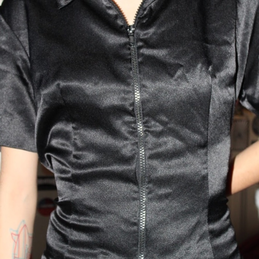 Another Silky Black Top!